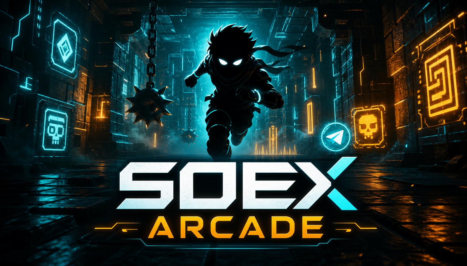 SoEX Arcade — Classic arcades in neon. Play for money and glory.